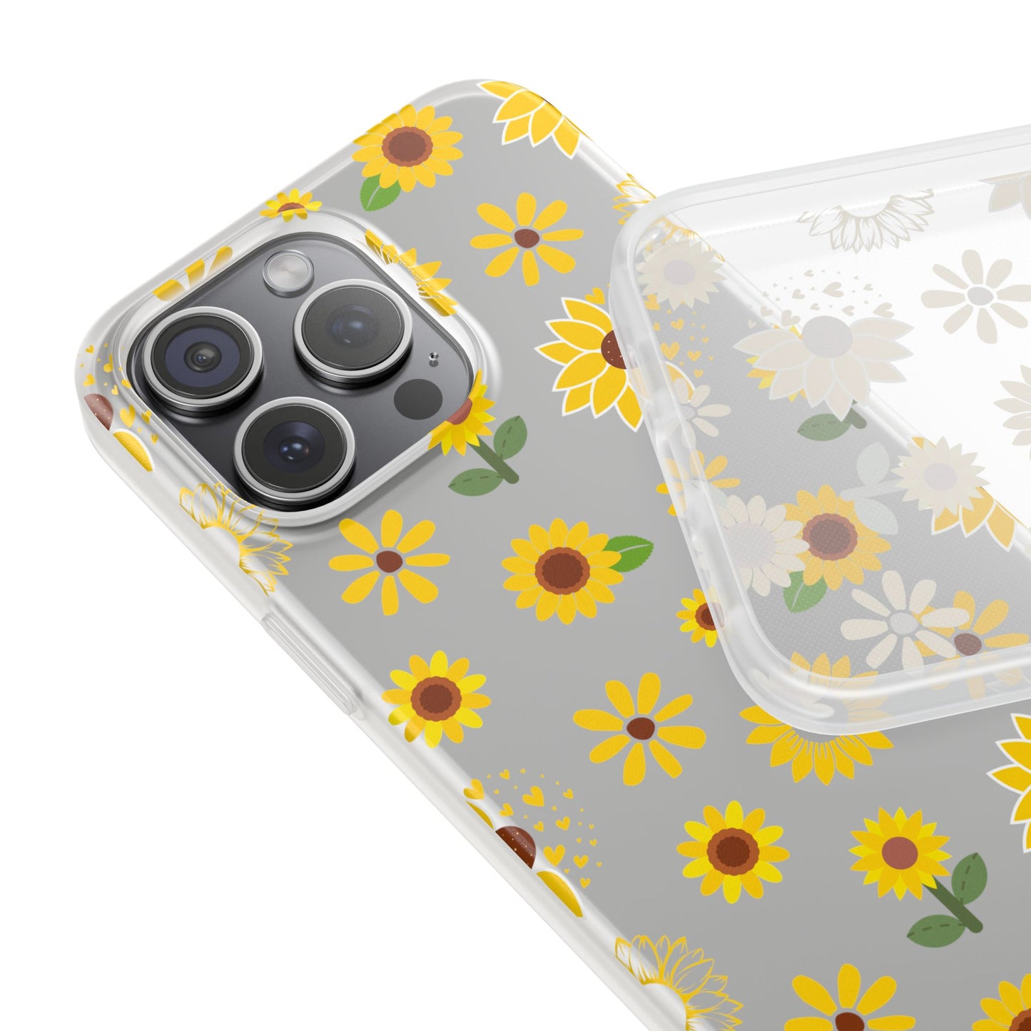 Sunflower Burst Flexible Phone Case iPhone Case Samsung Galaxy