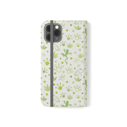 Froggy Flip Phone Case Cover with Pockets - Phone Case - Kristine Celestine