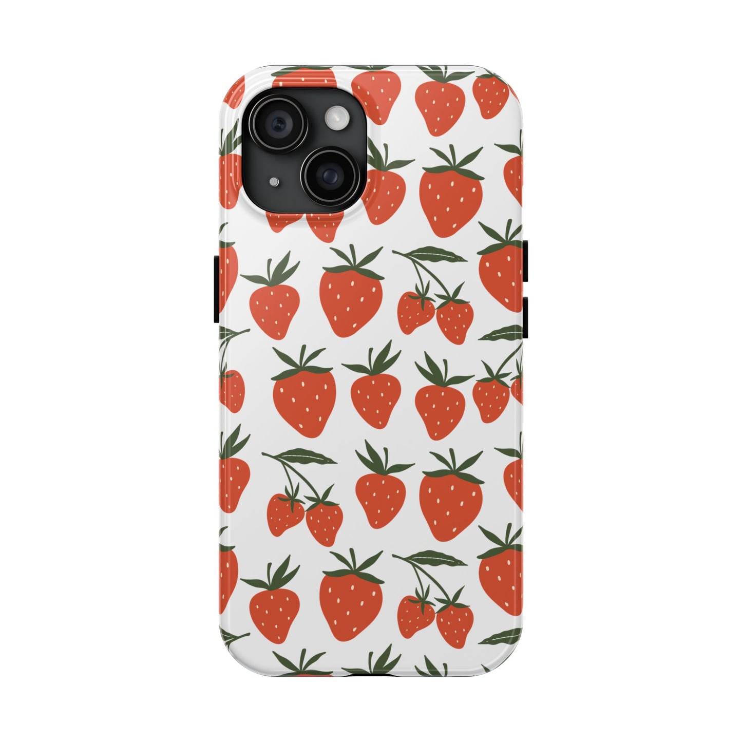 Tropical Strawberry Tough Phone Case for iPhone and Samsung Galaxy