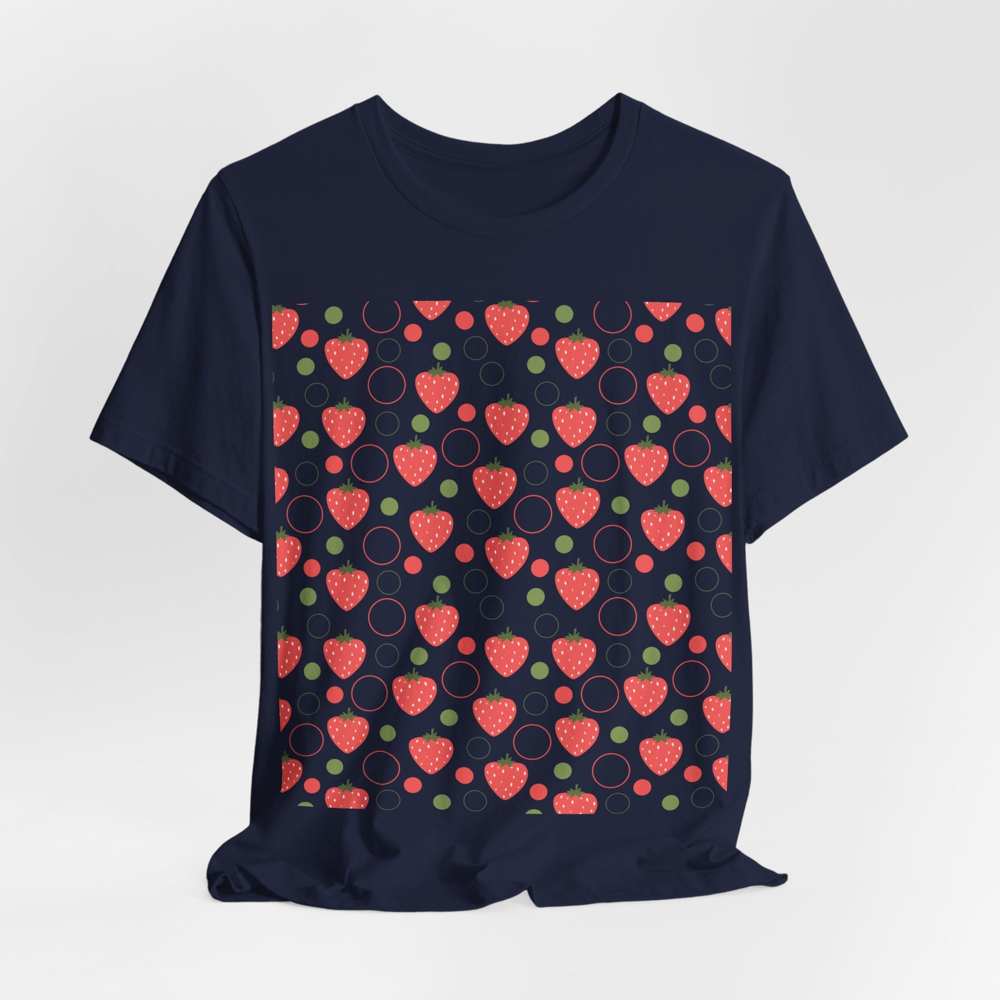 Red Strawberry Bubbles T - Shirt - T - Shirt - Kristine Celestine