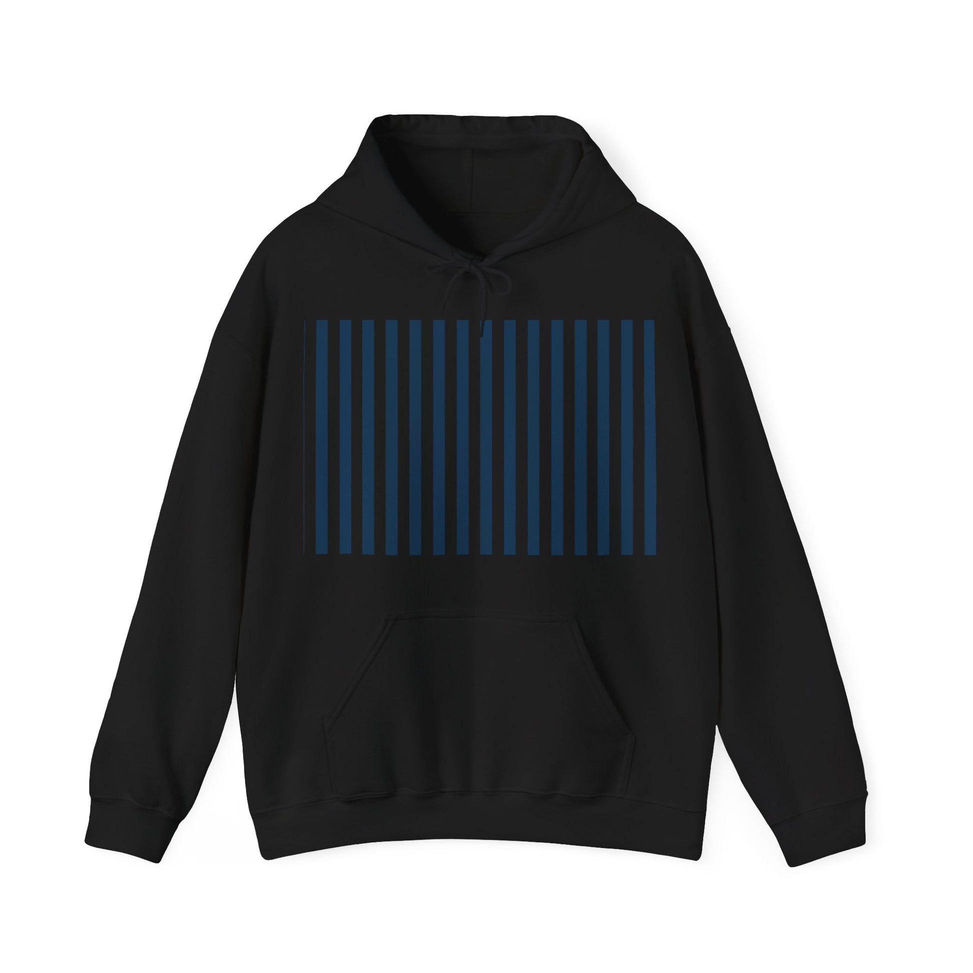 Navy Blue Stripes Hoodie - Hoodie - Kristine Celestine