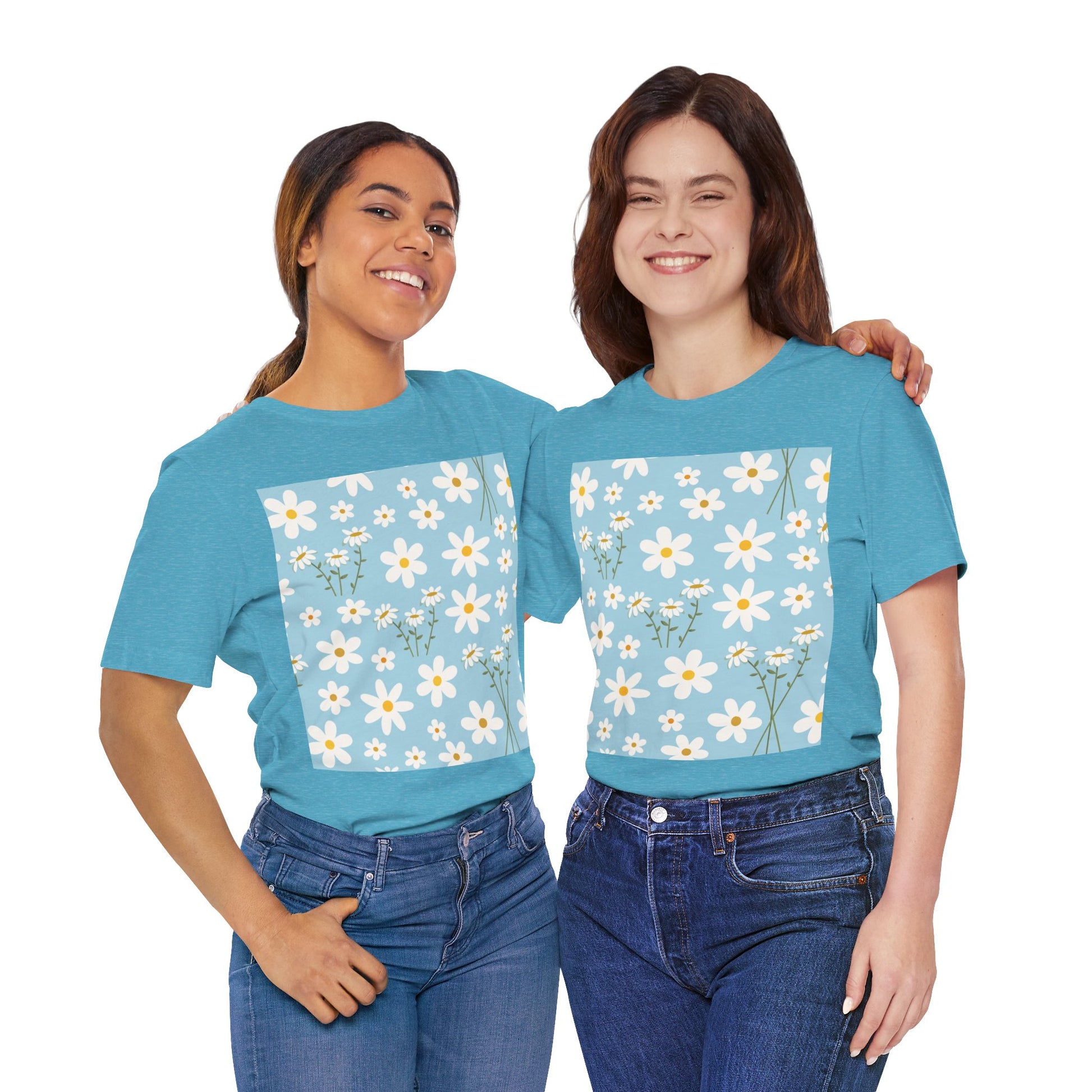 Sky Blue Daisy T - Shirt - T - Shirt - Kristine Celestine