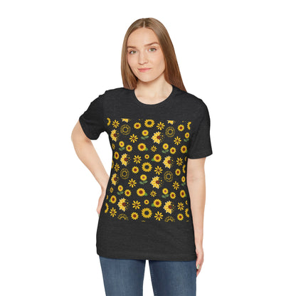 Sunflower Burst T - Shirt - T - Shirt - Kristine Celestine