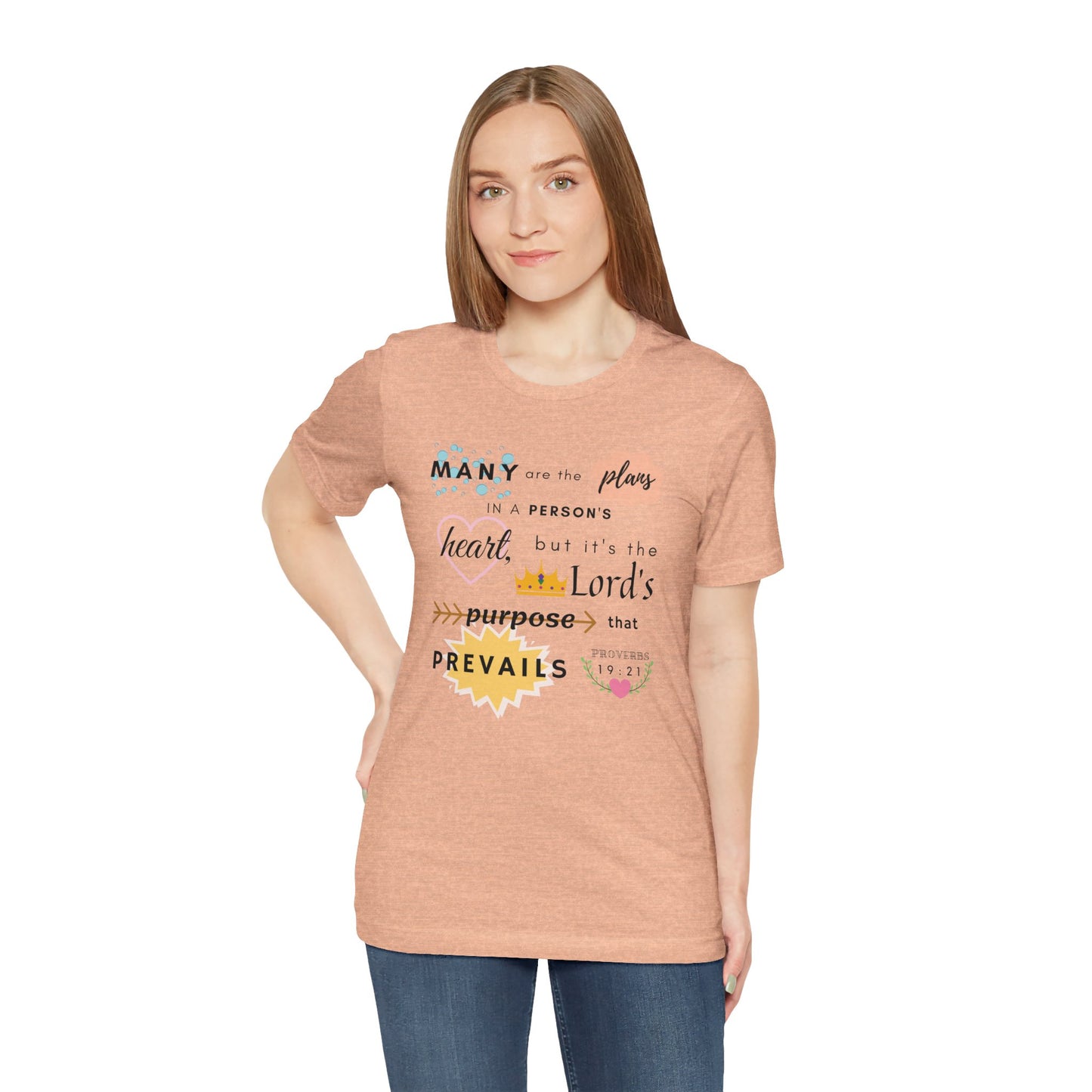 Proverbs 19:21 Bible Verse T-Shirt