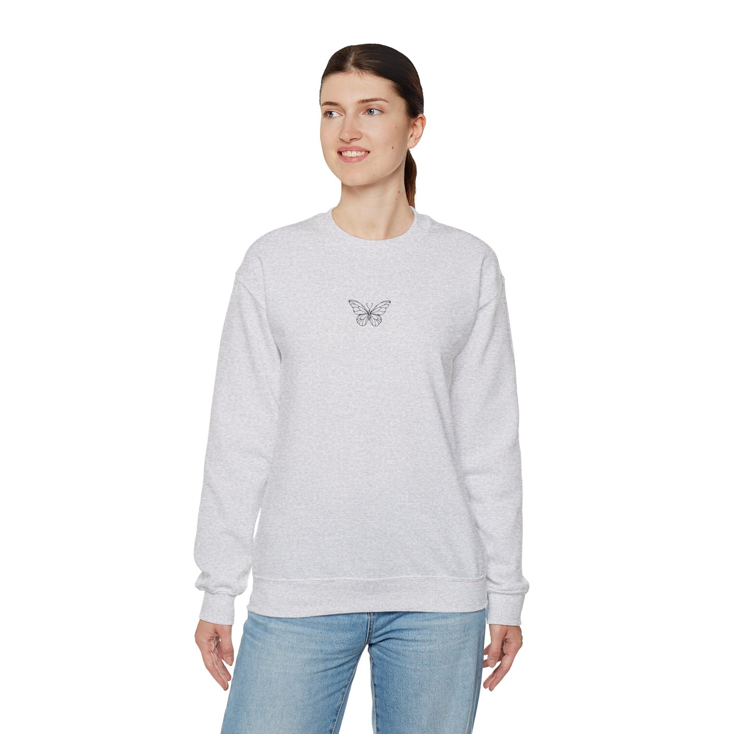 Simple Butterfly Crewneck Sweatshirt