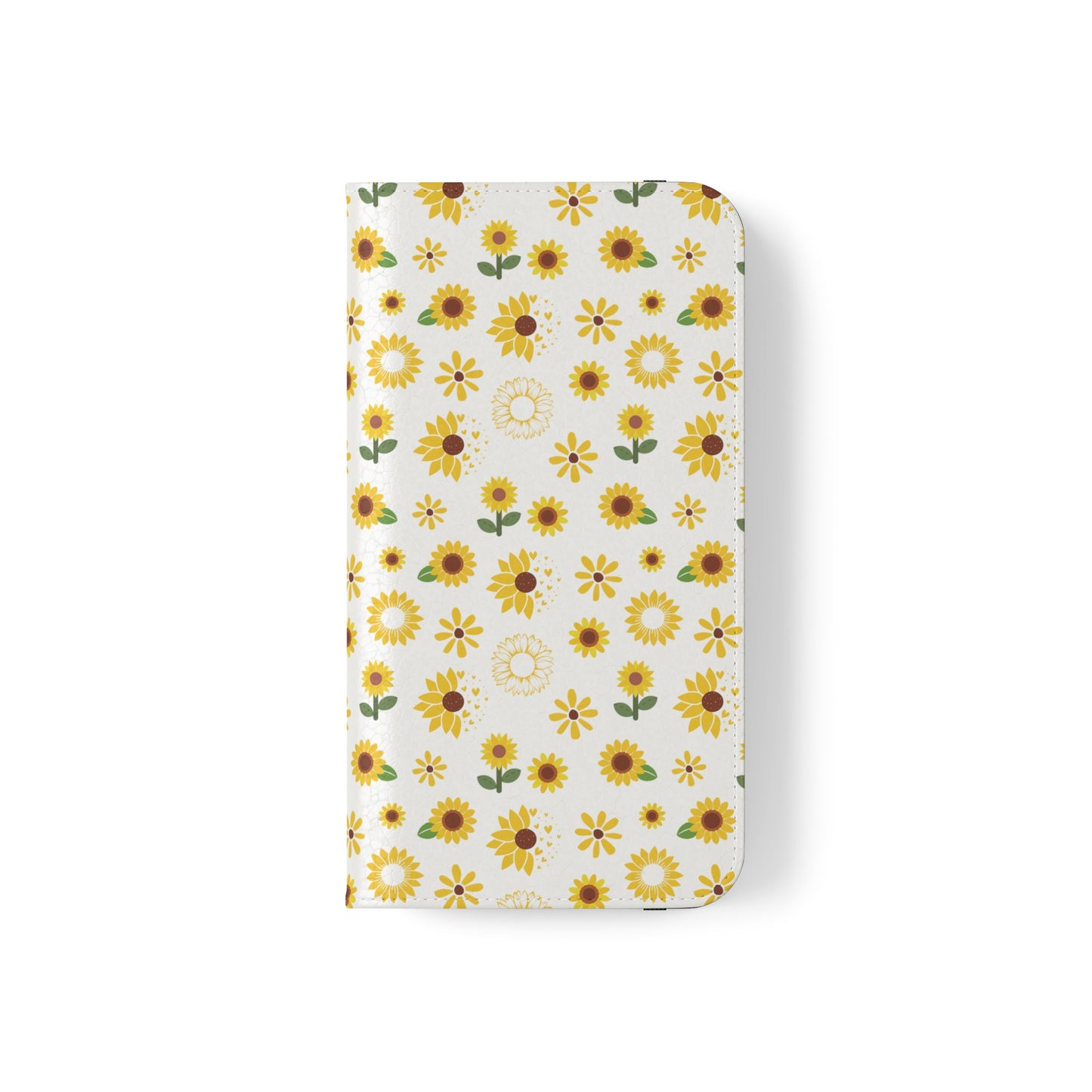 Sunflower Burst Flip Phone Case Cover with Pockets - Phone Case - Kristine Celestine