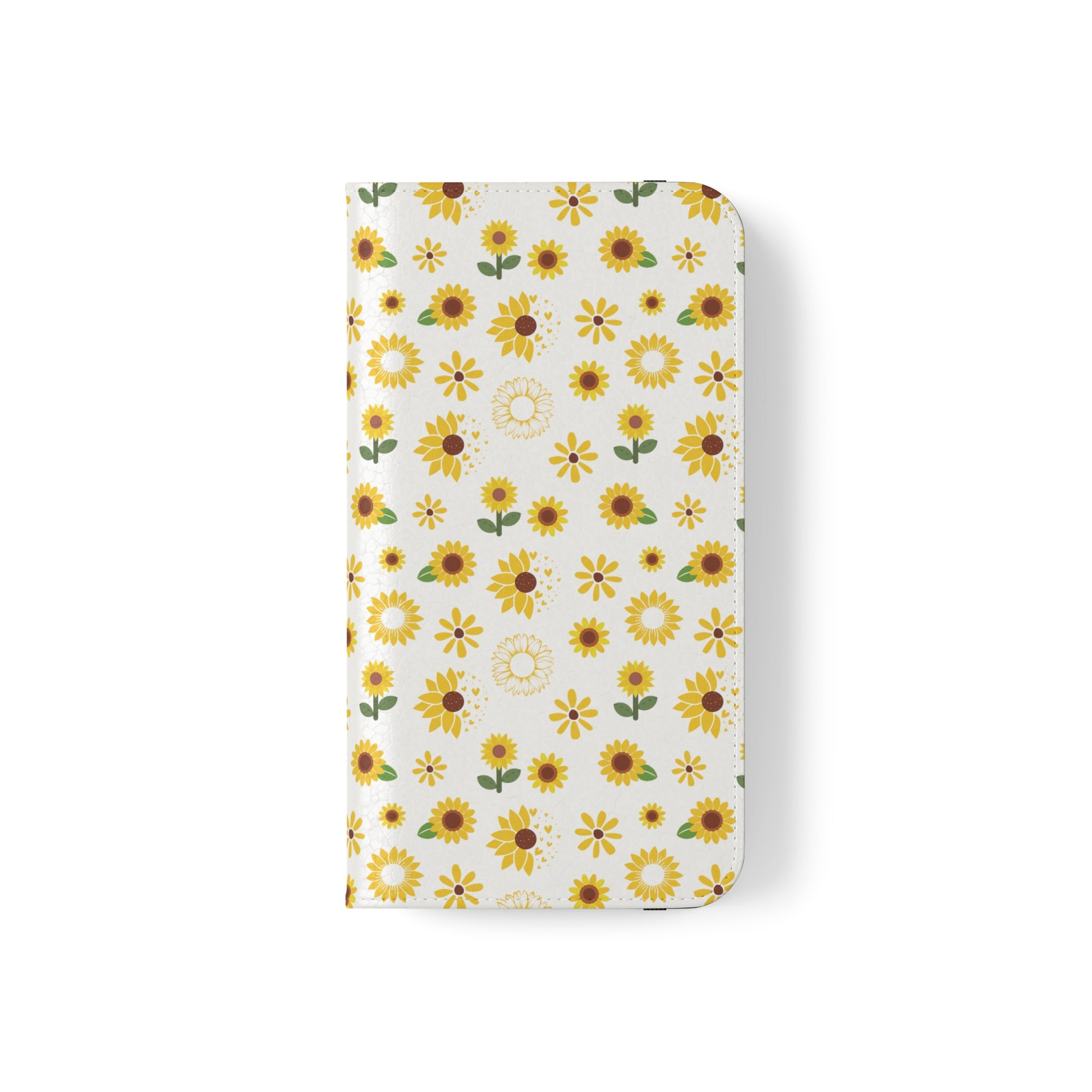 Sunflower Burst Flip Phone Case Cover with Pockets - Phone Case - Kristine Celestine