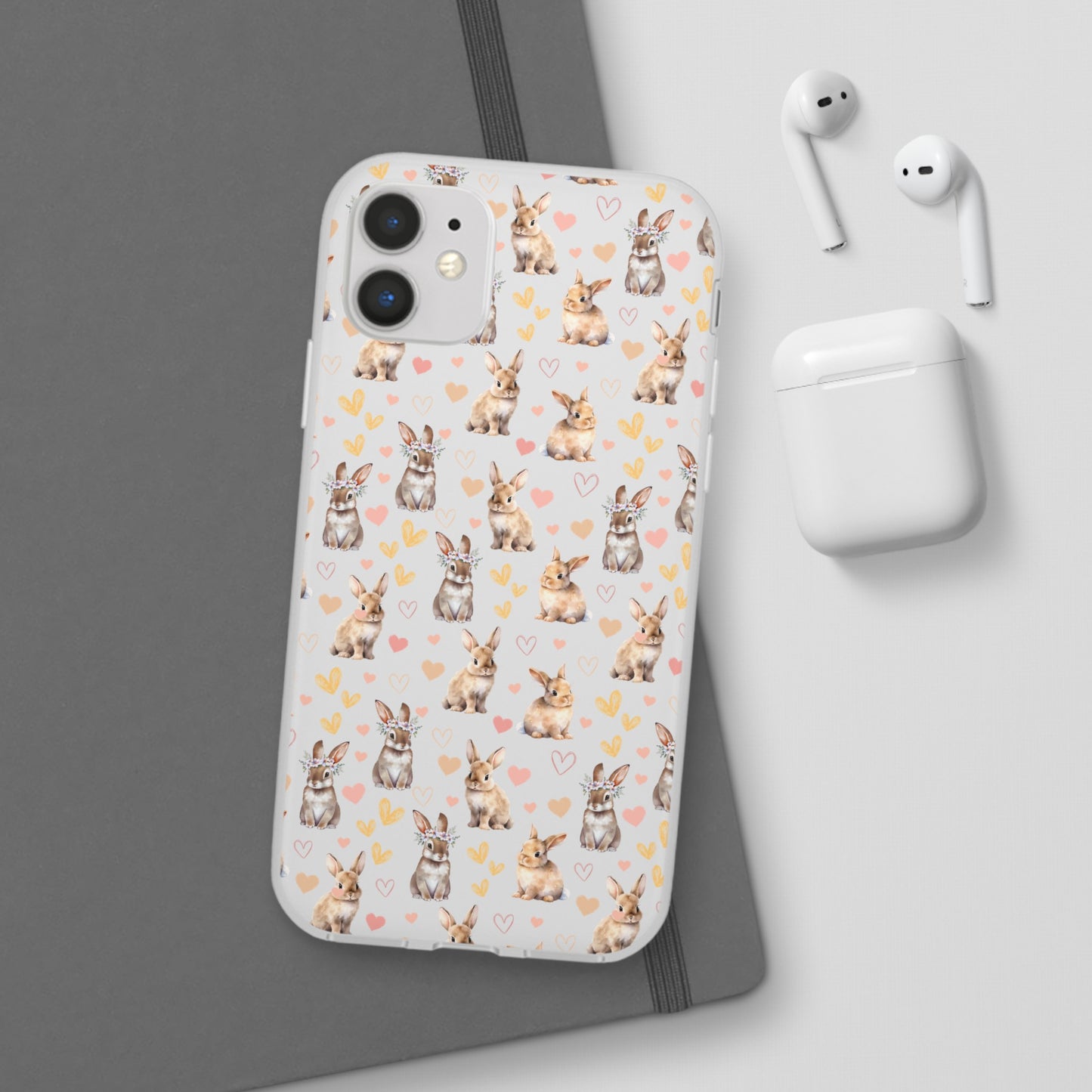 Bunny Love Flexible Phone Case iPhone Case Samsung Galaxy - Phone Case - Kristine Celestine