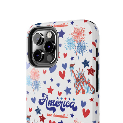 America the Beautiful Tough Phone Case for iPhone and Samsung Galaxy