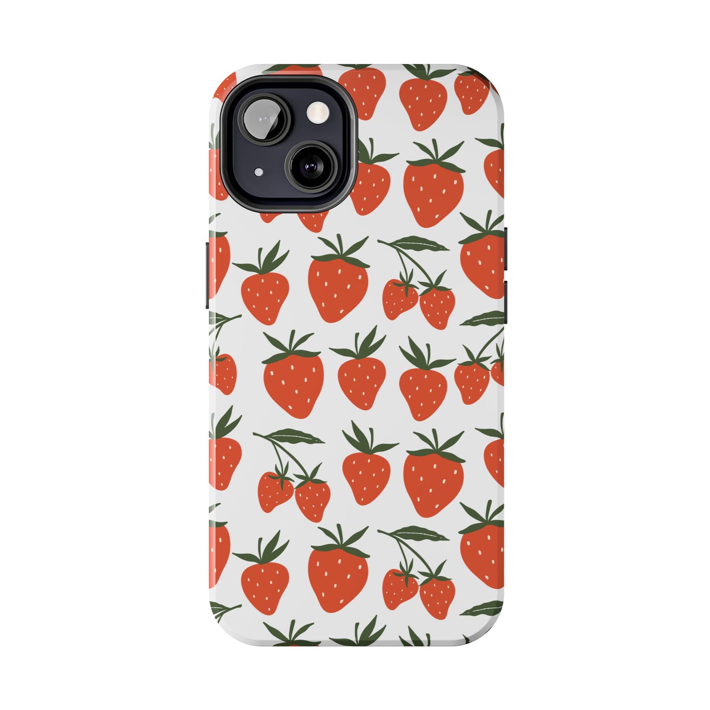 Tropical Strawberry Tough Phone Case for iPhone and Samsung Galaxy