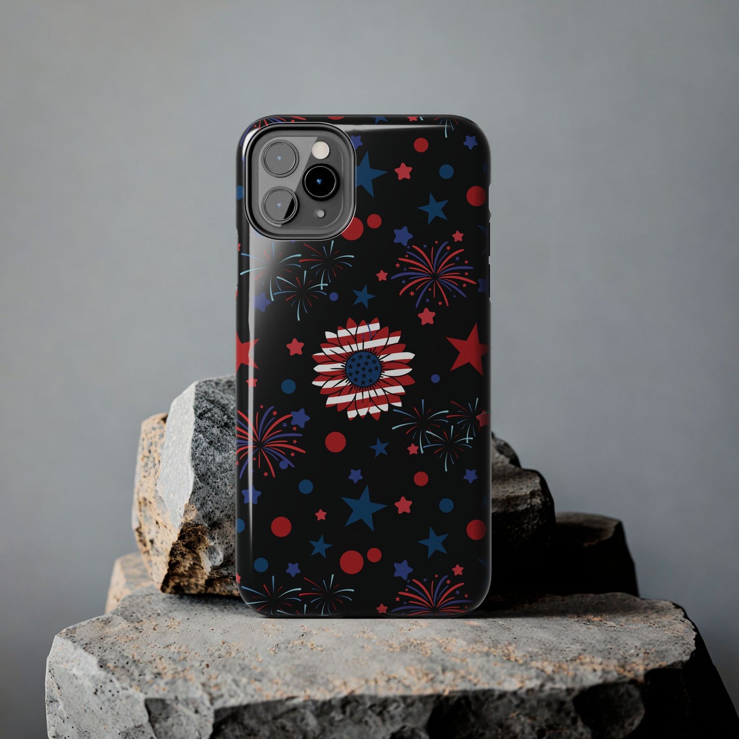 Starry Night America Tough Phone Case for iPhone and Samsung Galaxy