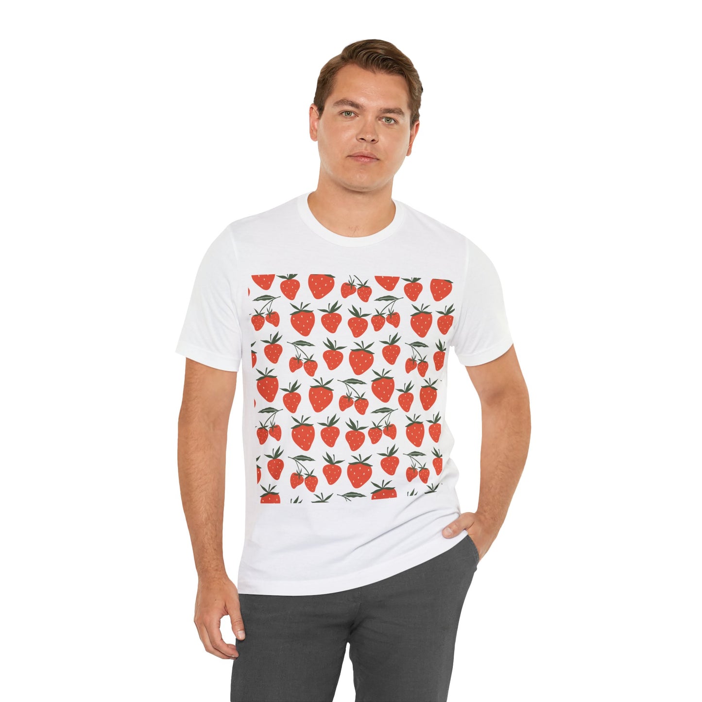 Tropical Strawberry T - Shirt - T - Shirt - Kristine Celestine