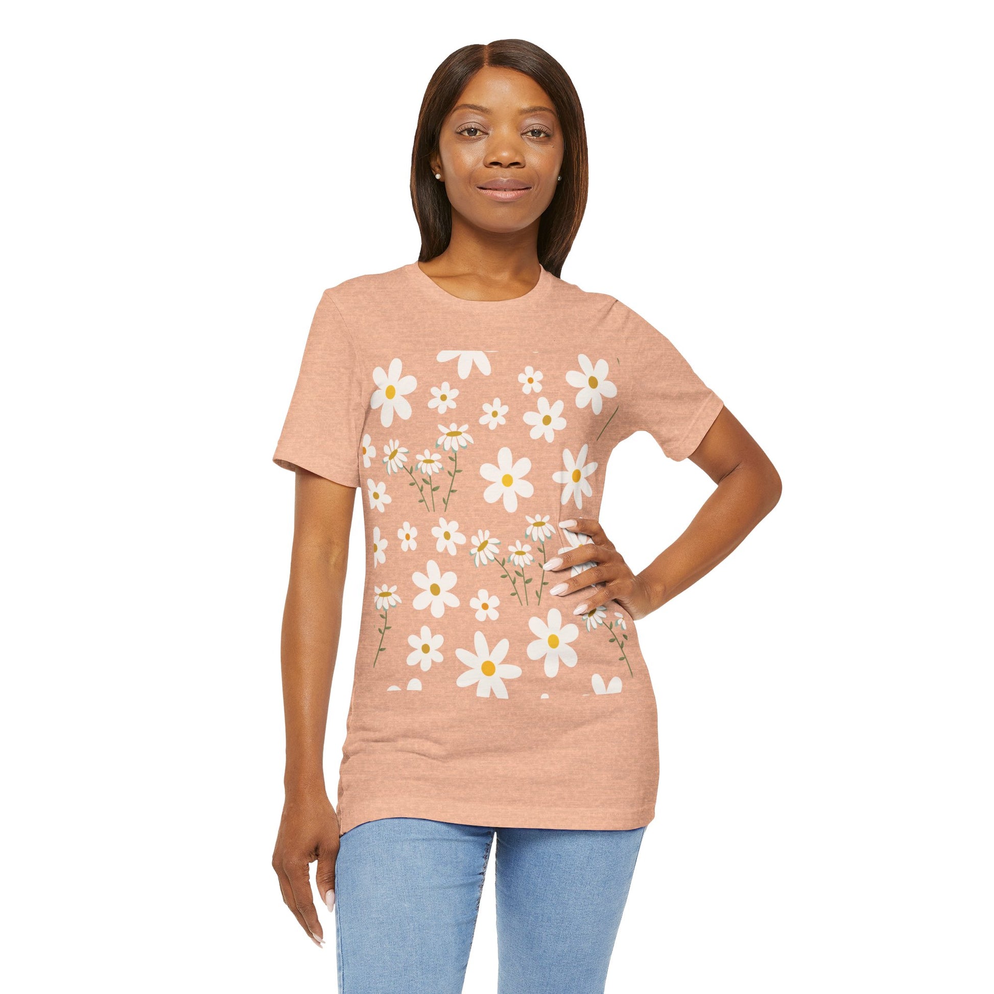 Daisy Meadow Flower Shirt - T - Shirt - Printify - Kristine Celestine