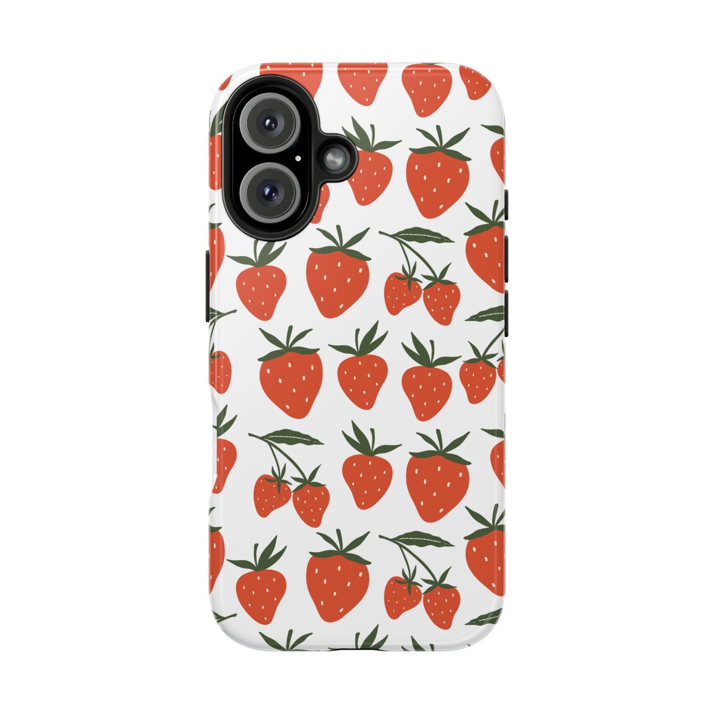 Tropical Strawberry Tough Phone Case for iPhone and Samsung Galaxy