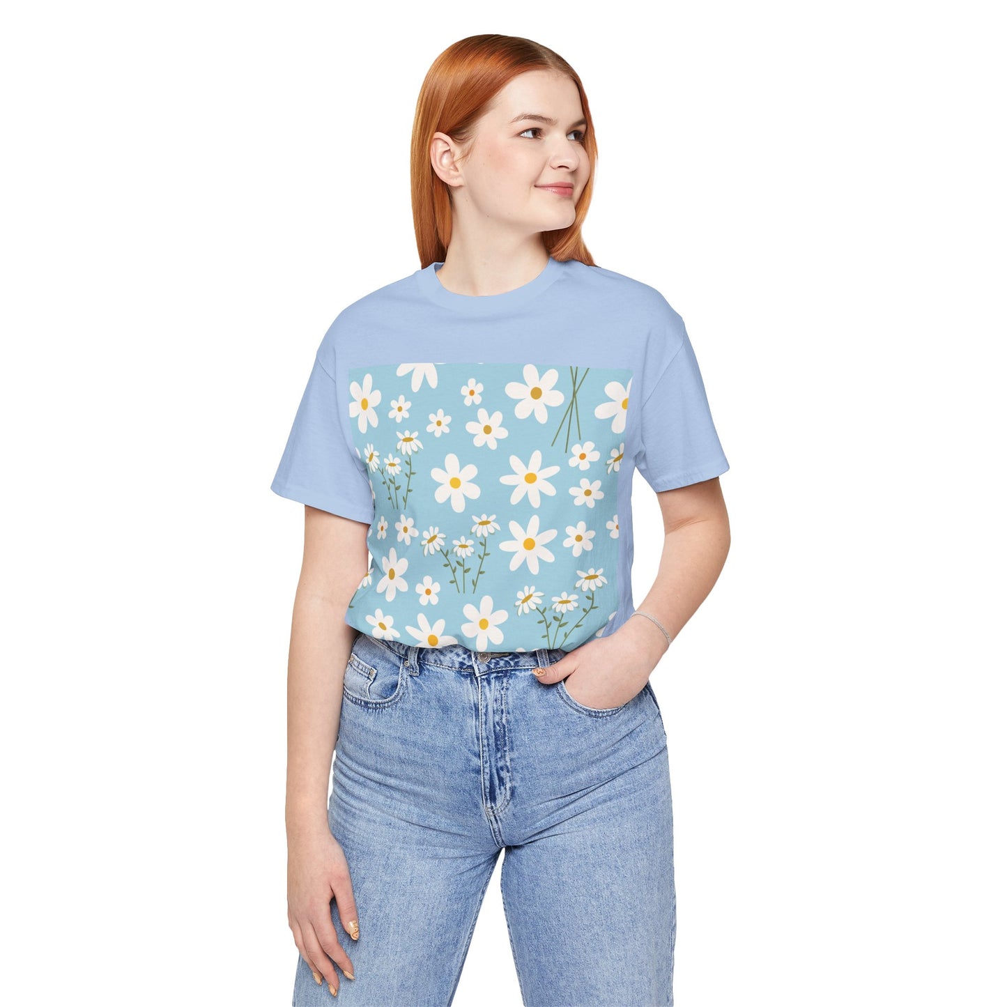 Sky Blue Daisy T - Shirt - T - Shirt - Kristine Celestine