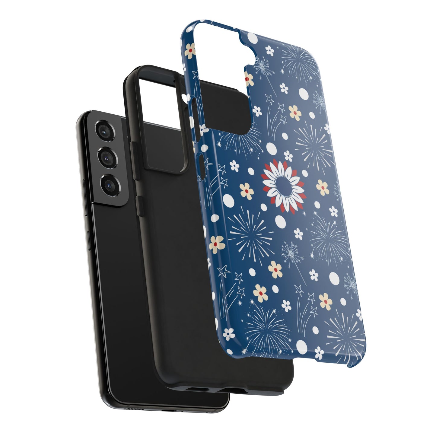 USA Daisy Fireworks Tough Phone Case for iPhone and Samsung Galaxy