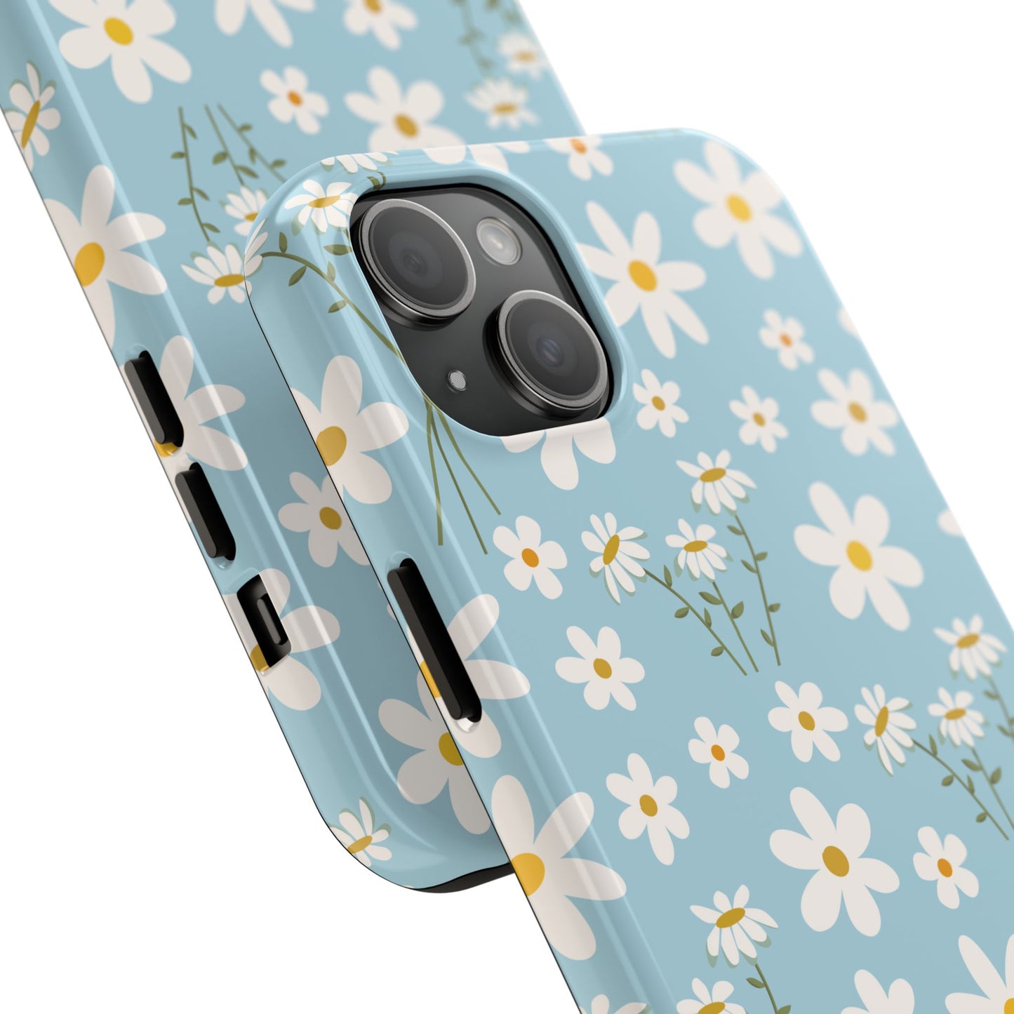 Sky Blue Daisy Tough Phone Case for iPhone and Samsung Galaxy