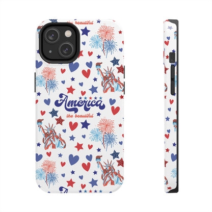 America the Beautiful Tough Phone Case for iPhone and Samsung Galaxy