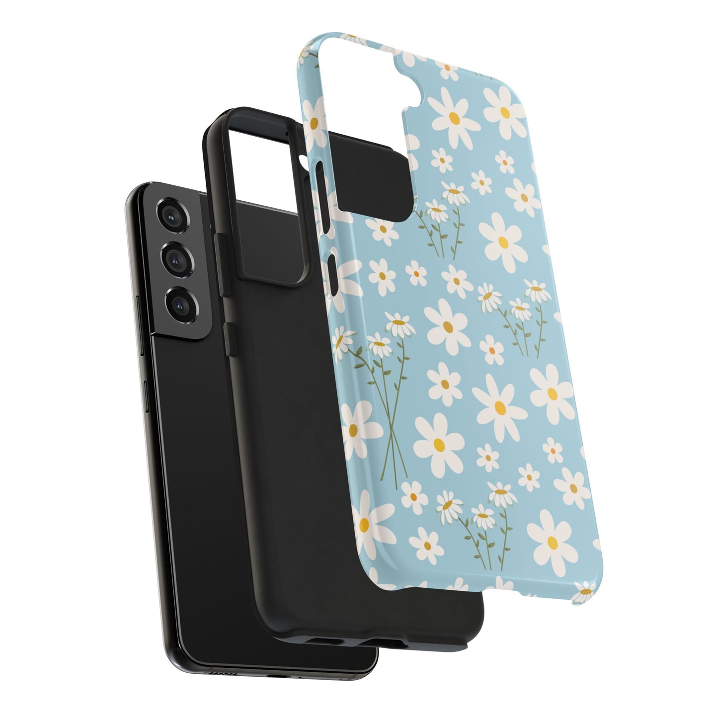 Sky Blue Daisy Tough Phone Case for iPhone and Samsung Galaxy