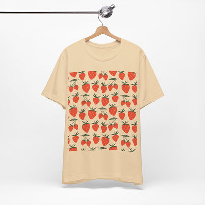 Tropical Strawberry T - Shirt - T - Shirt - Kristine Celestine