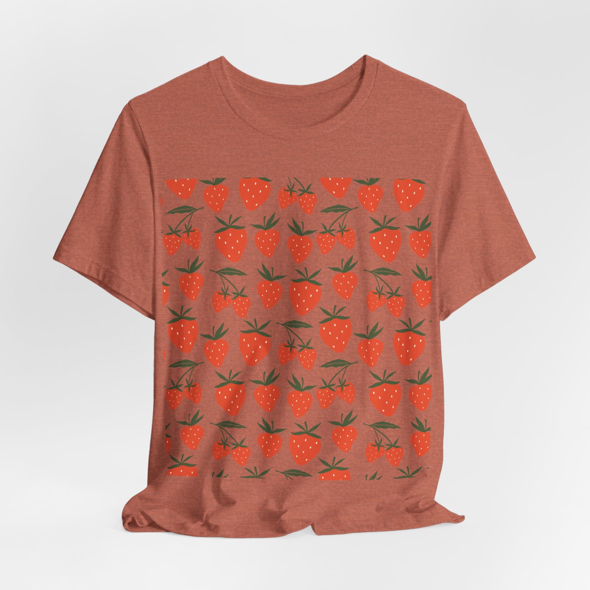 Tropical Strawberry T - Shirt - T - Shirt - Kristine Celestine