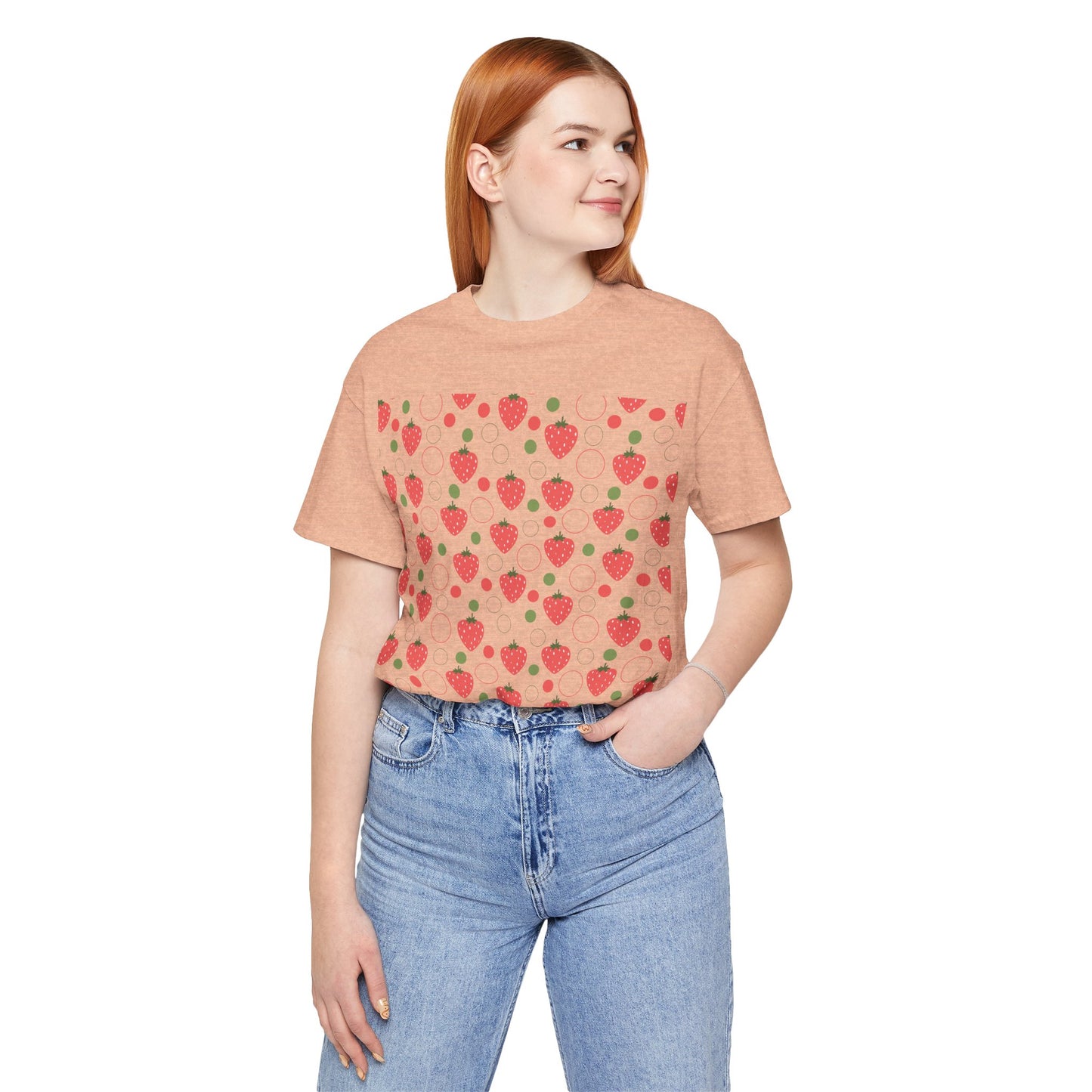 Red Strawberry Bubbles T - Shirt - T - Shirt - Kristine Celestine