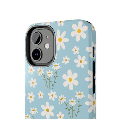 Sky Blue Daisy Tough Phone Case for iPhone and Samsung Galaxy