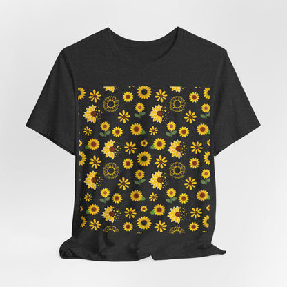 Sunflower Burst T - Shirt - T - Shirt - Kristine Celestine