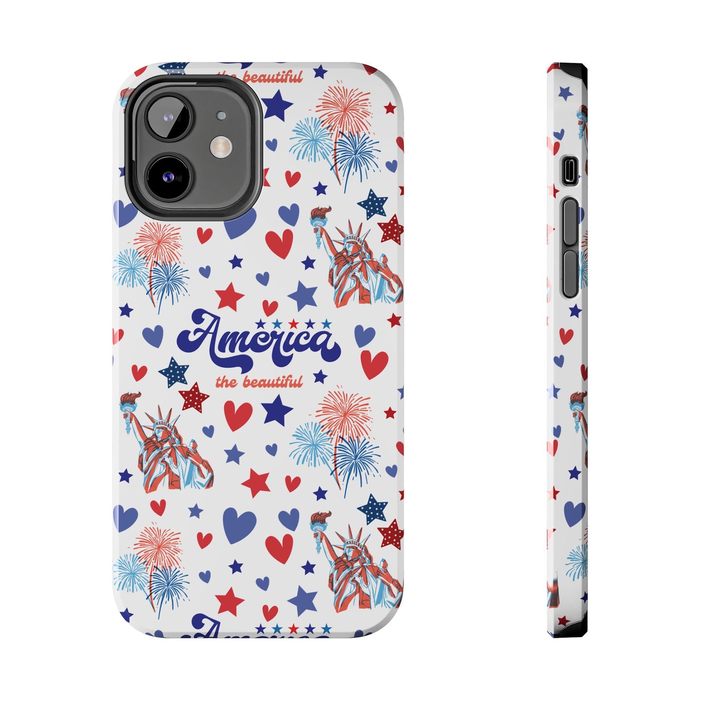 America the Beautiful Tough Phone Case for iPhone and Samsung Galaxy