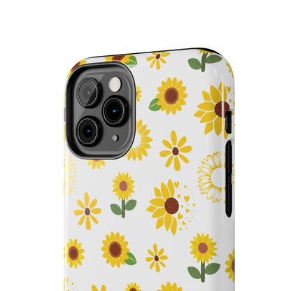 Sunflower Burst Tough Phone Case for iPhone and Samsung Galaxy