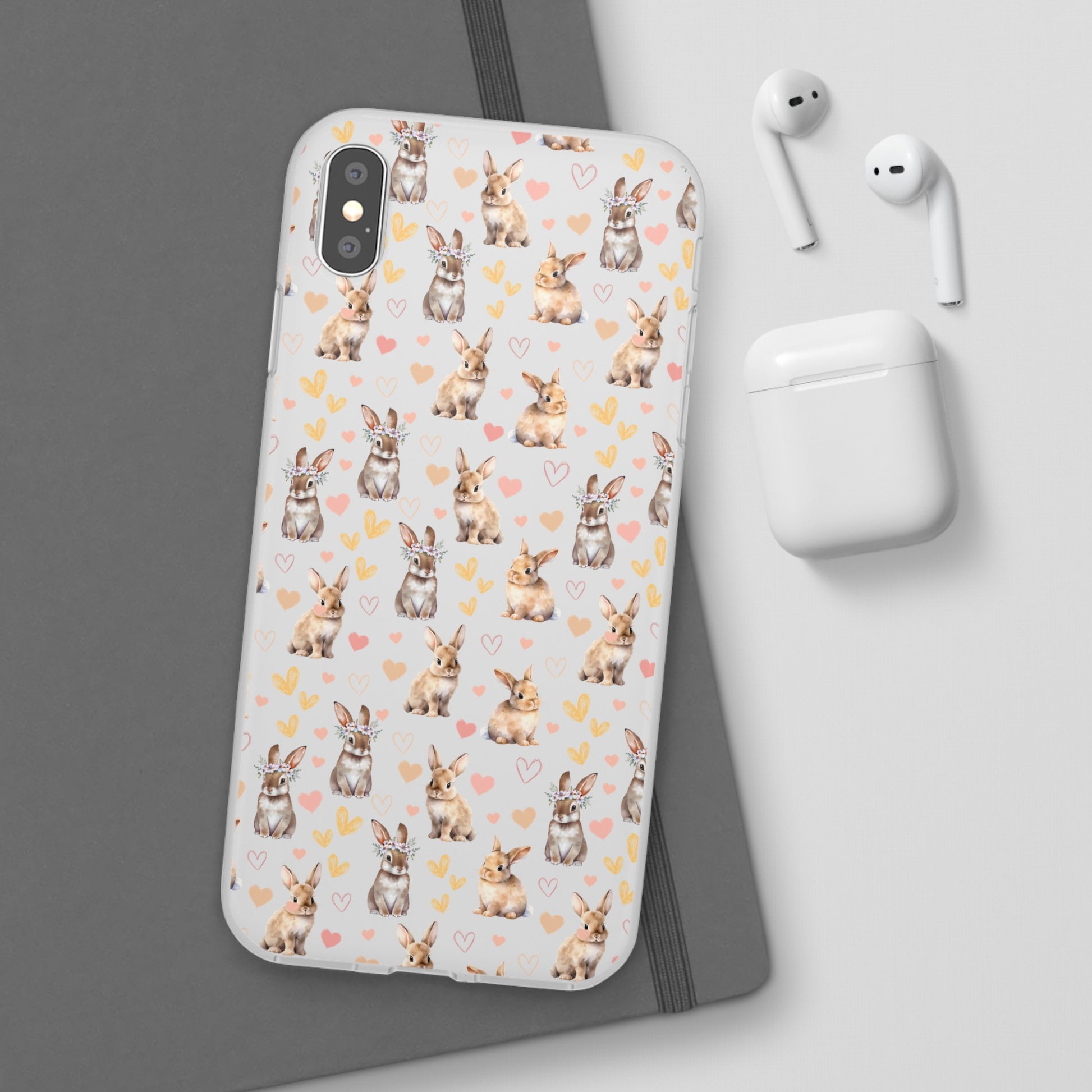 Bunny Love Flexible Phone Case iPhone Case Samsung Galaxy - Phone Case - Kristine Celestine