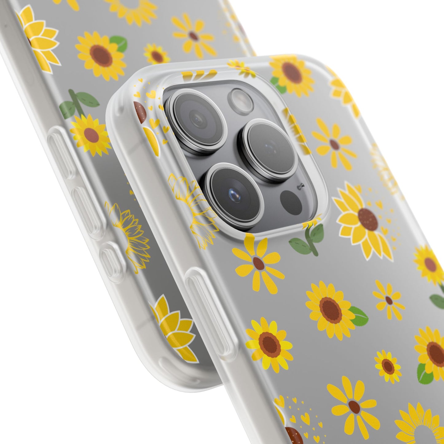 Sunflower Burst Flexible Phone Case iPhone Case Samsung Galaxy