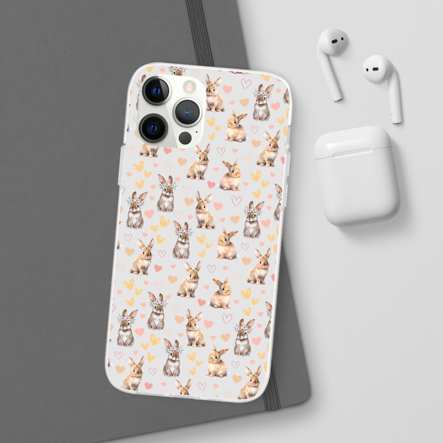 Bunny Love Flexible Phone Case iPhone Case Samsung Galaxy - Phone Case - Kristine Celestine