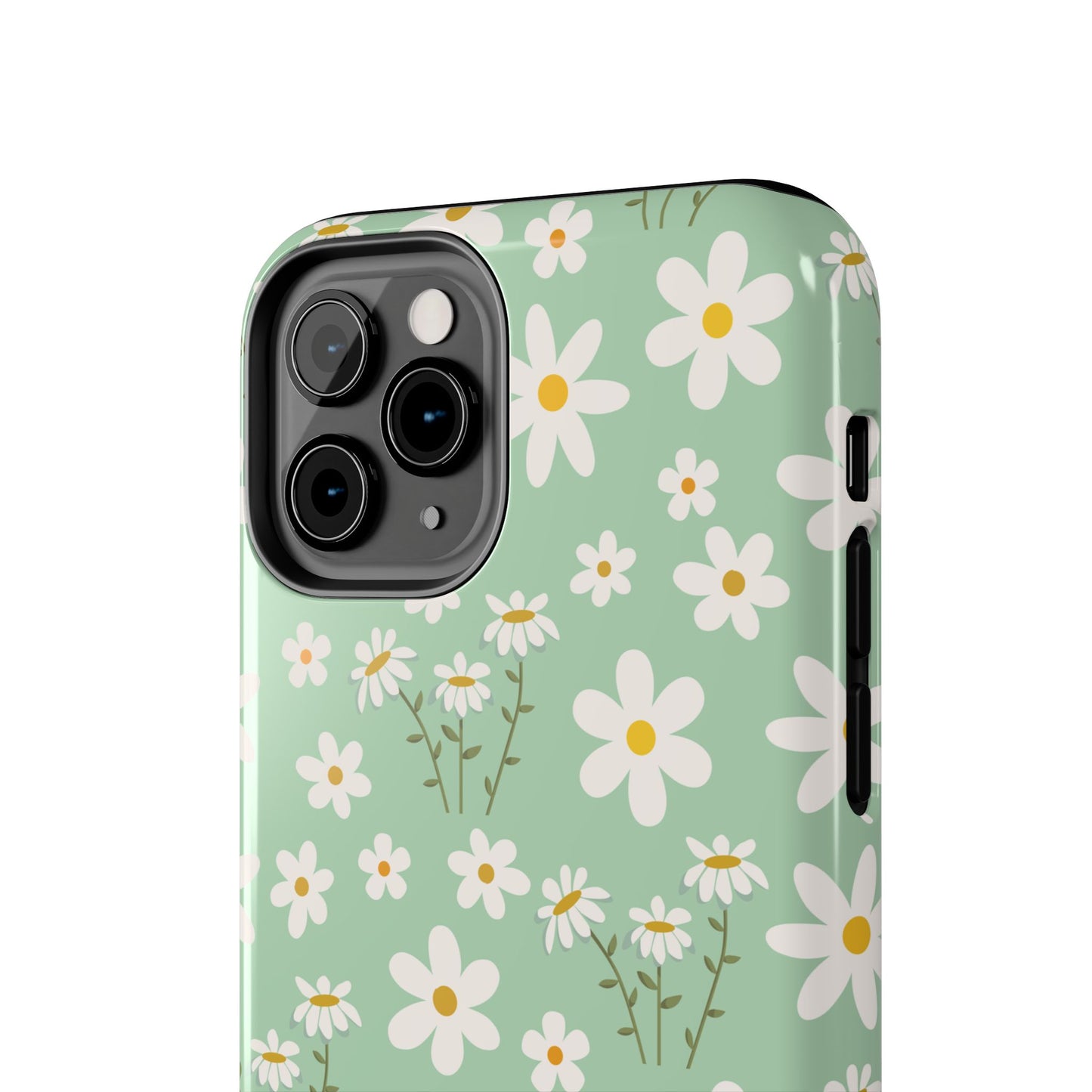 Mint Daisy Delight Tough Phone Case for iPhone and Samsung Galaxy