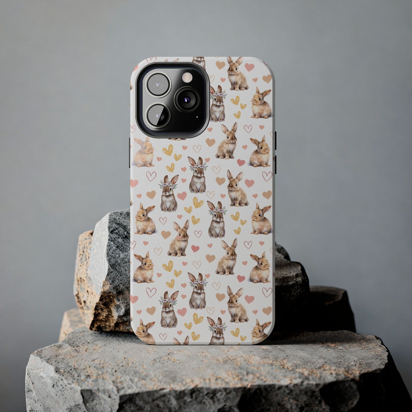 Bunny Love Tough Phone Case for iPhone and Samsung Galaxy