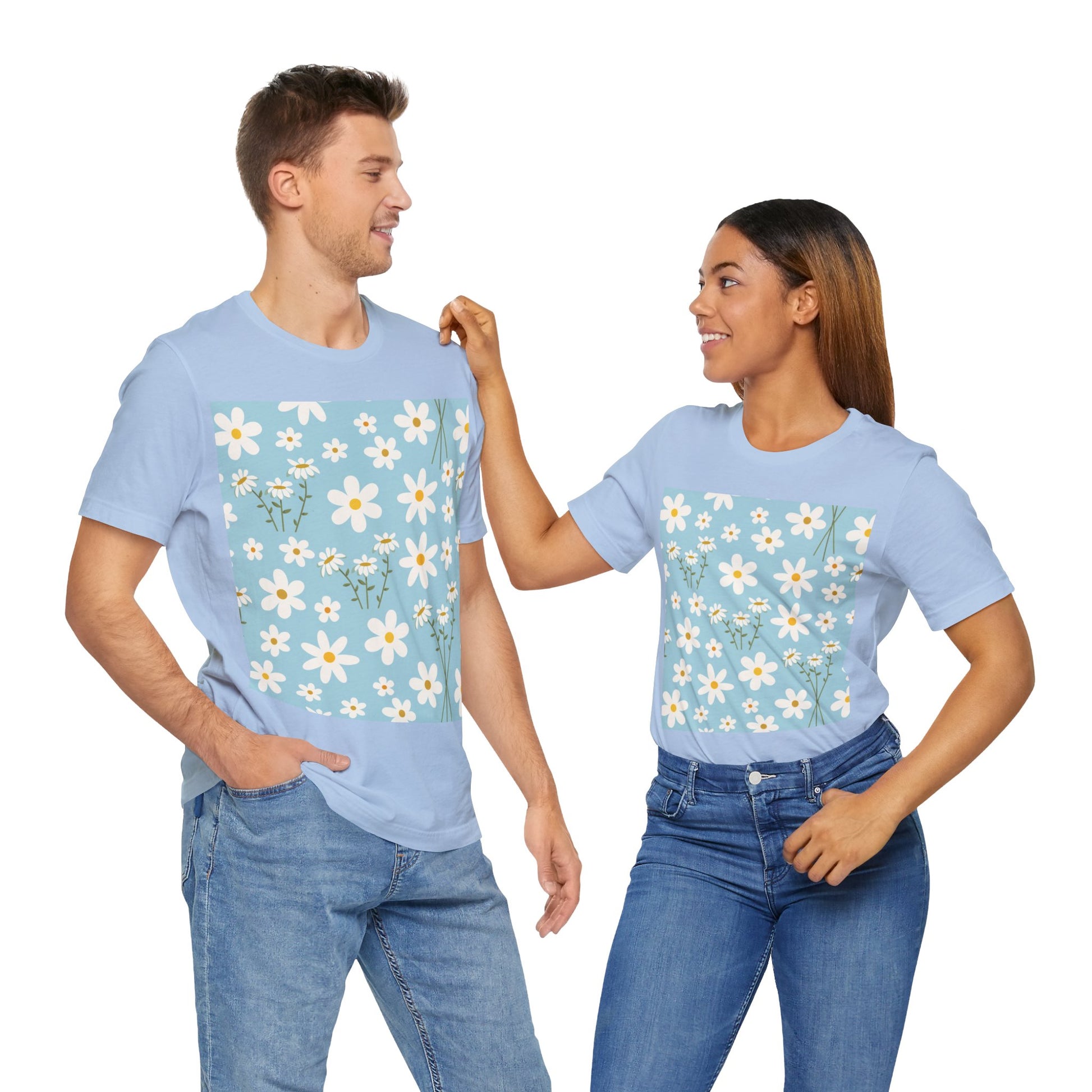 Sky Blue Daisy T - Shirt - T - Shirt - Kristine Celestine