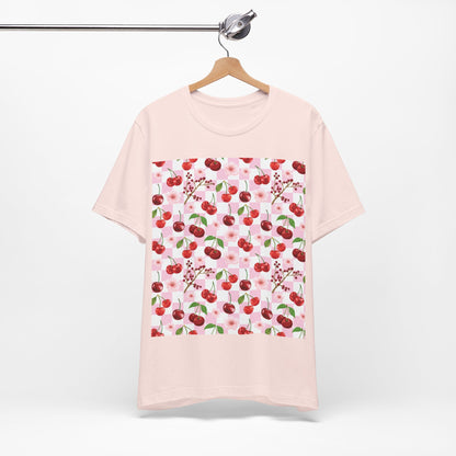 Cherry Checkerboard T - Shirt - T - Shirt - Kristine Celestine