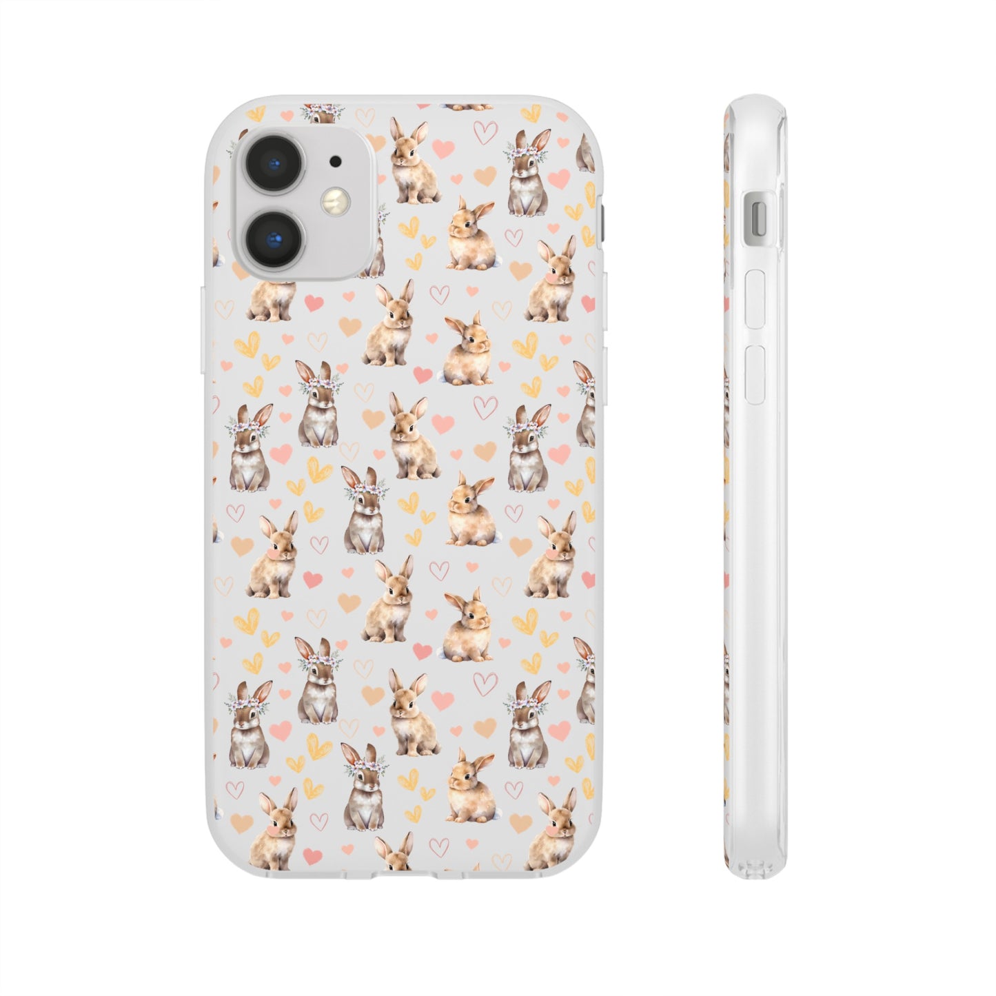 Bunny Love Flexible Phone Case iPhone Case Samsung Galaxy - Phone Case - Kristine Celestine