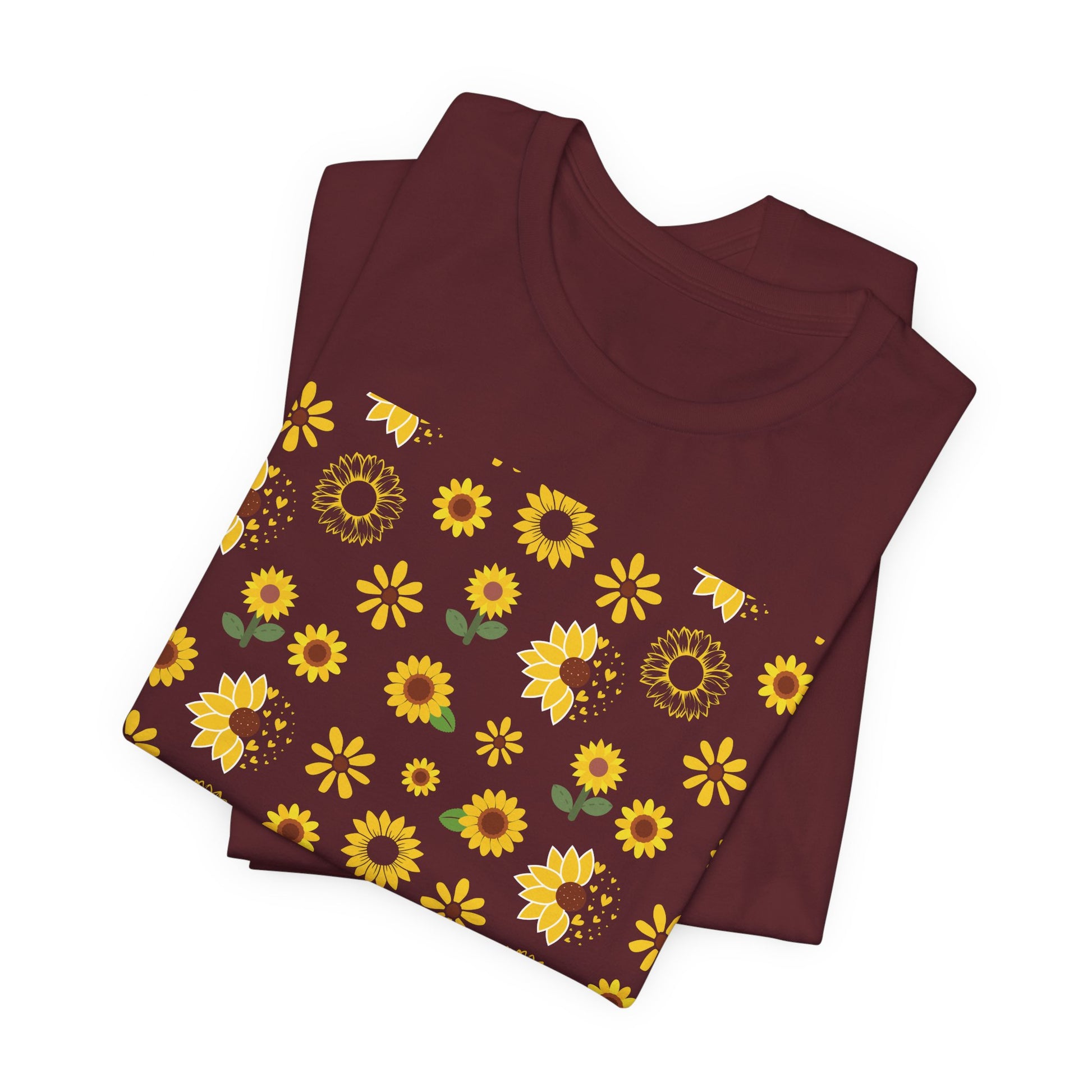 Sunflower Burst Unisex Shirt - T - Shirt - Printify - Kristine Celestine