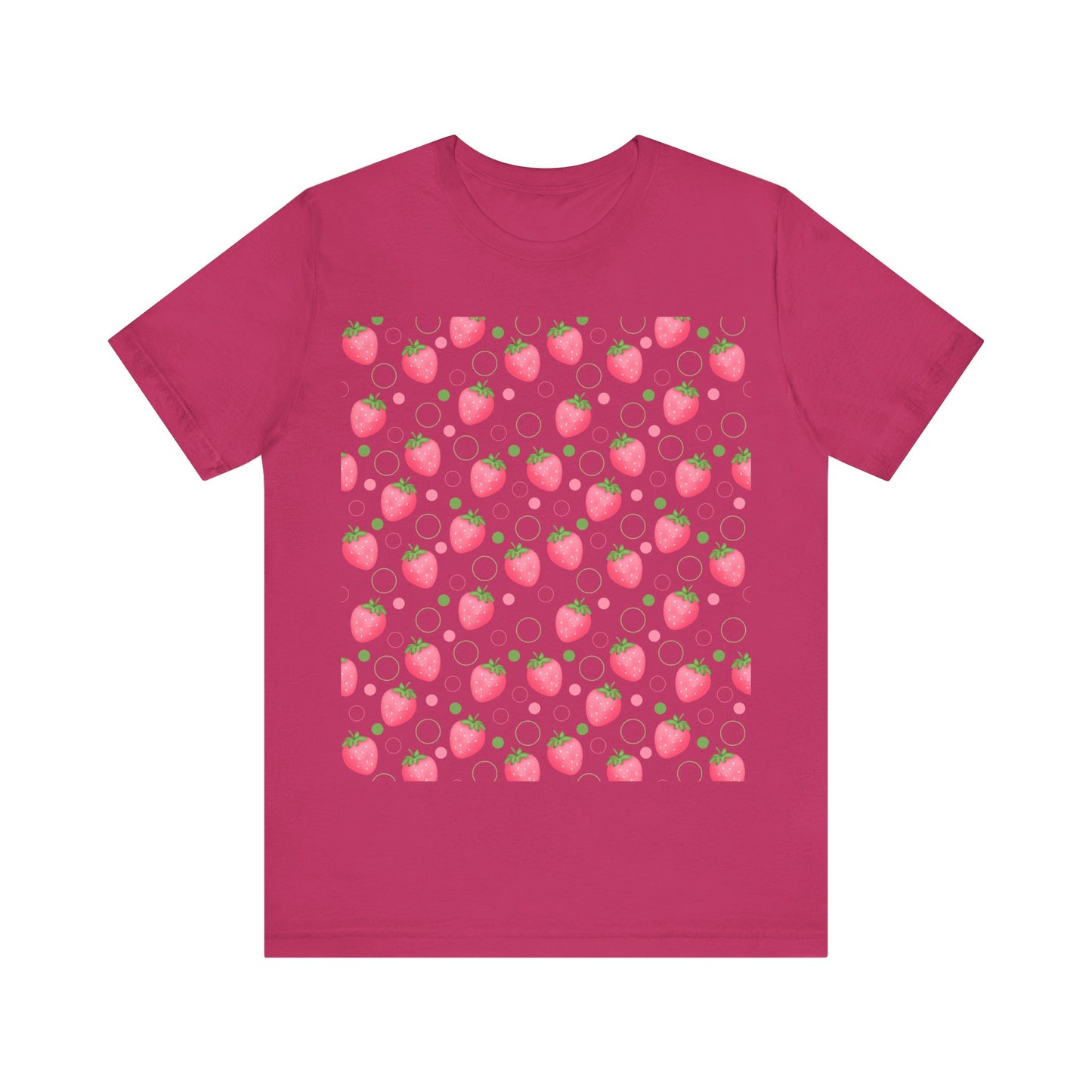 Pink Strawberry Bubbles T - Shirt - T - Shirt - Kristine Celestine