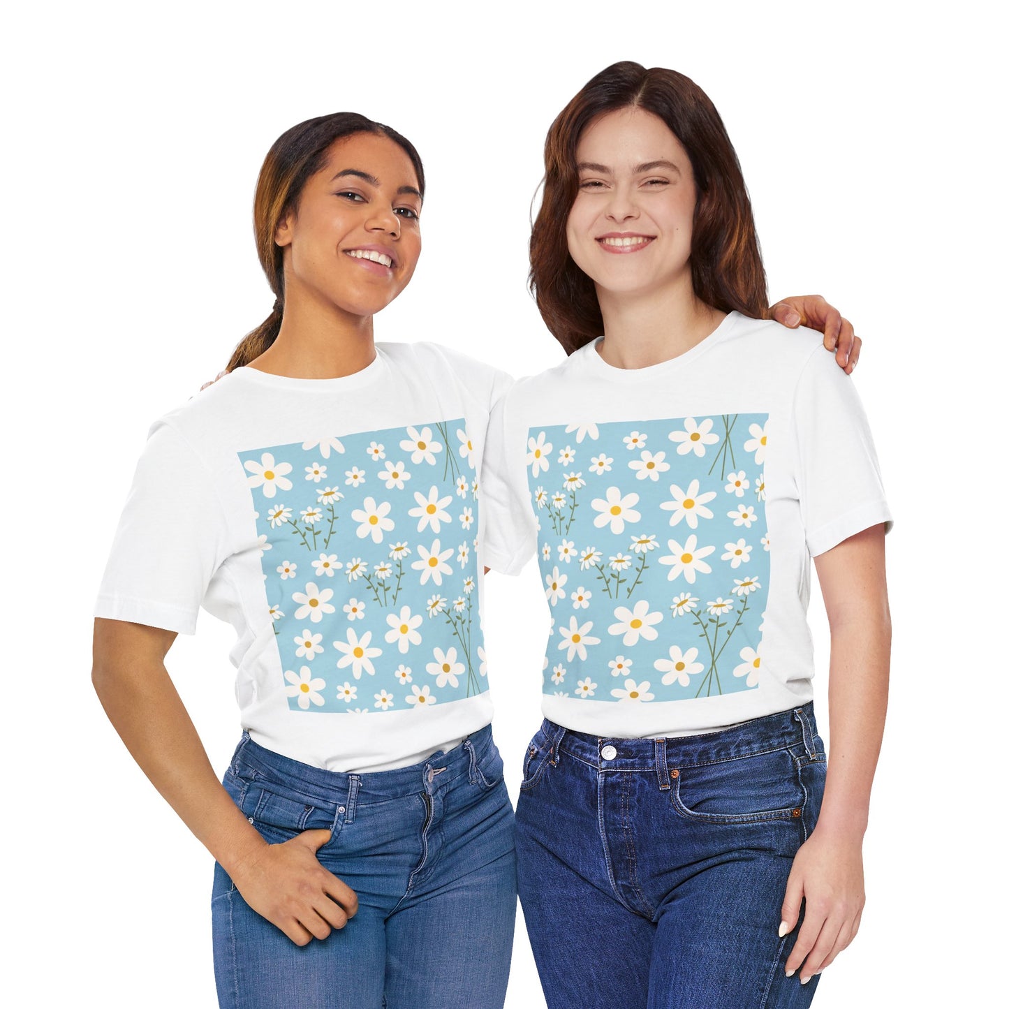 Sky Blue Daisy T - Shirt - T - Shirt - Kristine Celestine