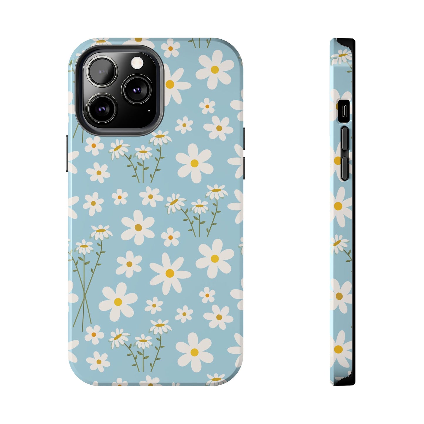 Sky Blue Daisy Tough Phone Case for iPhone and Samsung Galaxy