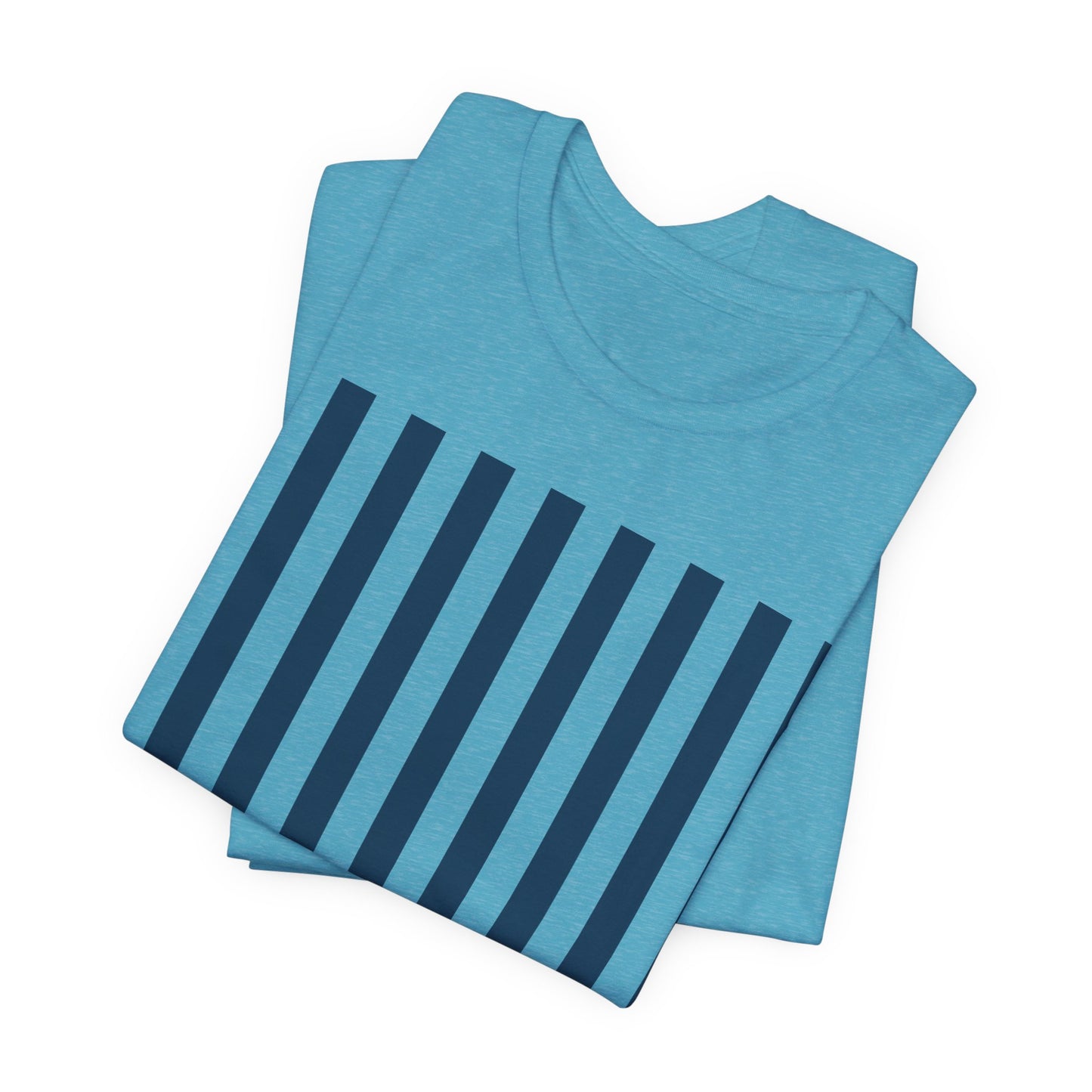 Navy Blue Stripes Shirt Royal Blue T-Shirts