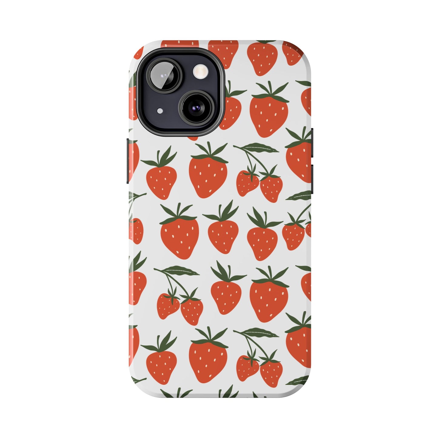 Tropical Strawberry Tough Phone Case for iPhone and Samsung Galaxy