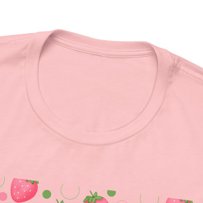 Pink Strawberry Bubbles T - Shirt - T - Shirt - Kristine Celestine