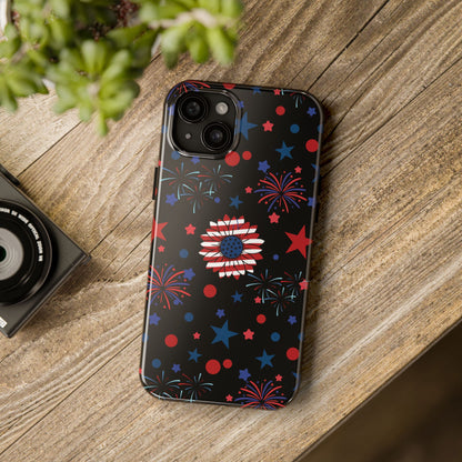 Starry Night America Tough Phone Case for iPhone and Samsung Galaxy