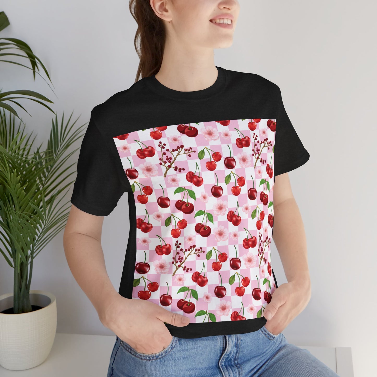 Cherry Checkerboard T-Shirt