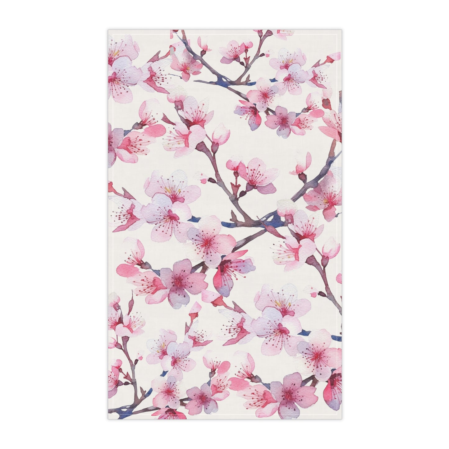 Lovely Cherry Blossom Kitchen Towel (vL) - Kitchen Towel - Kristine Celestine