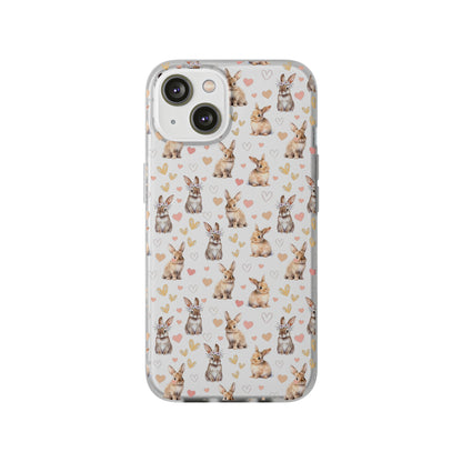 Bunny Love Flexible Phone Case iPhone Case Samsung Galaxy - Phone Case - Kristine Celestine