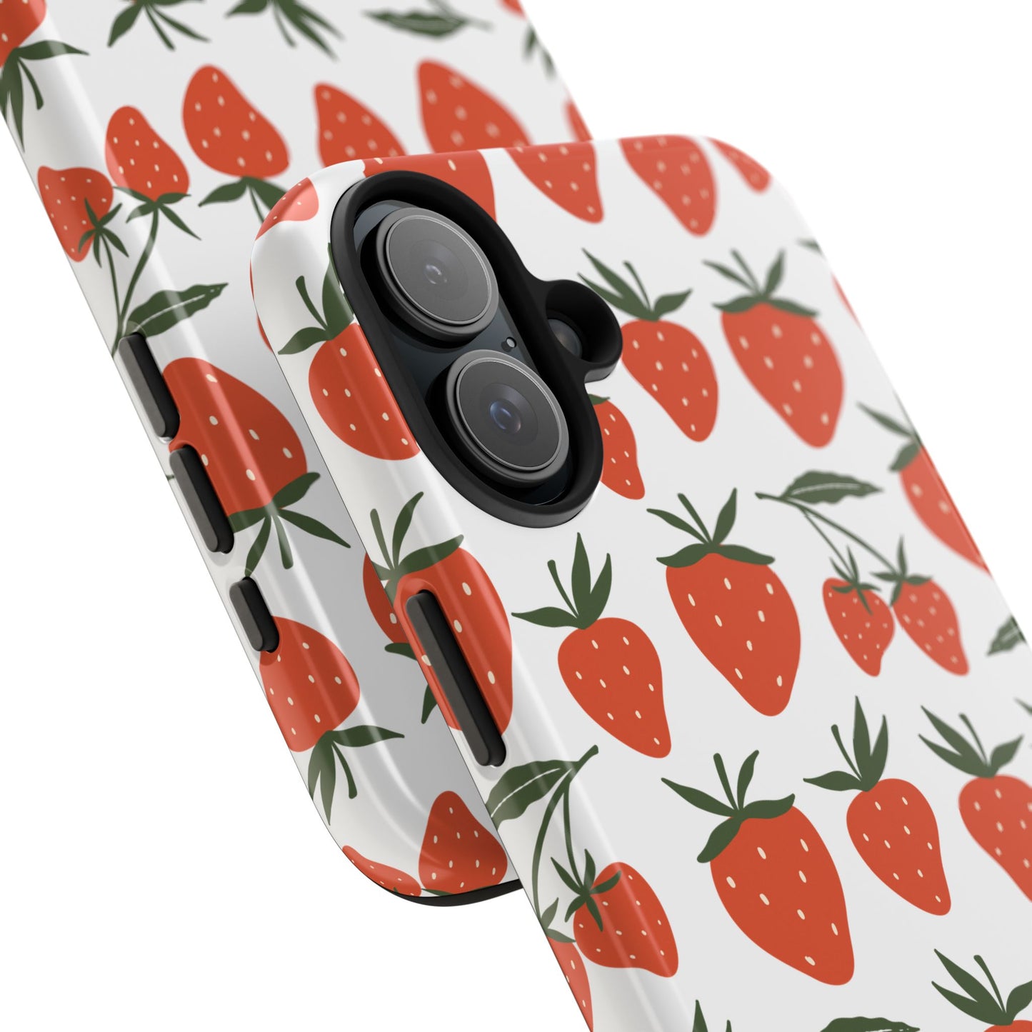 Tropical Strawberry Tough Phone Case for iPhone and Samsung Galaxy